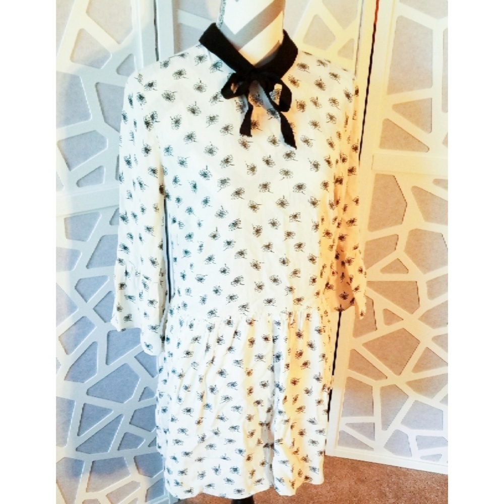 Modcloth Vintage Cream & Black Romper